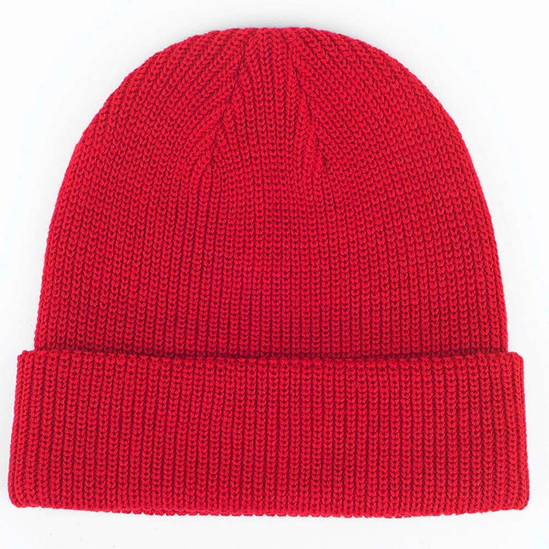 Paladoo Red Knit Beanie Hat for Men - Image 1
